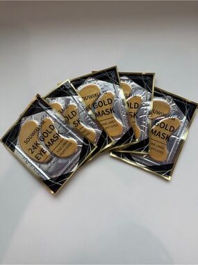 24K Gold Eye Mask Under-Eye Gel Pads - Gold